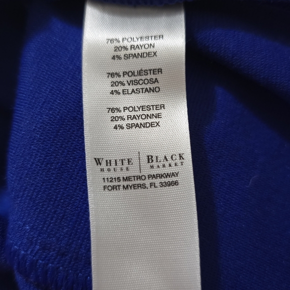 White House Black Market WHBM Dress Womens Size 6 Fit Flare Sleeveless - Picture 8 of 12